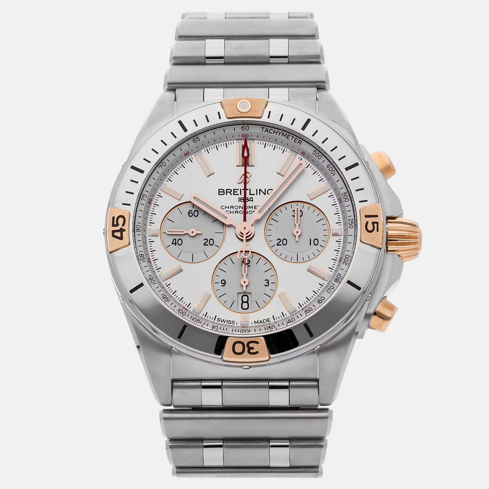 

Pre-Owned Breitling Chronomat B01 IB0134101G1A1, Silver