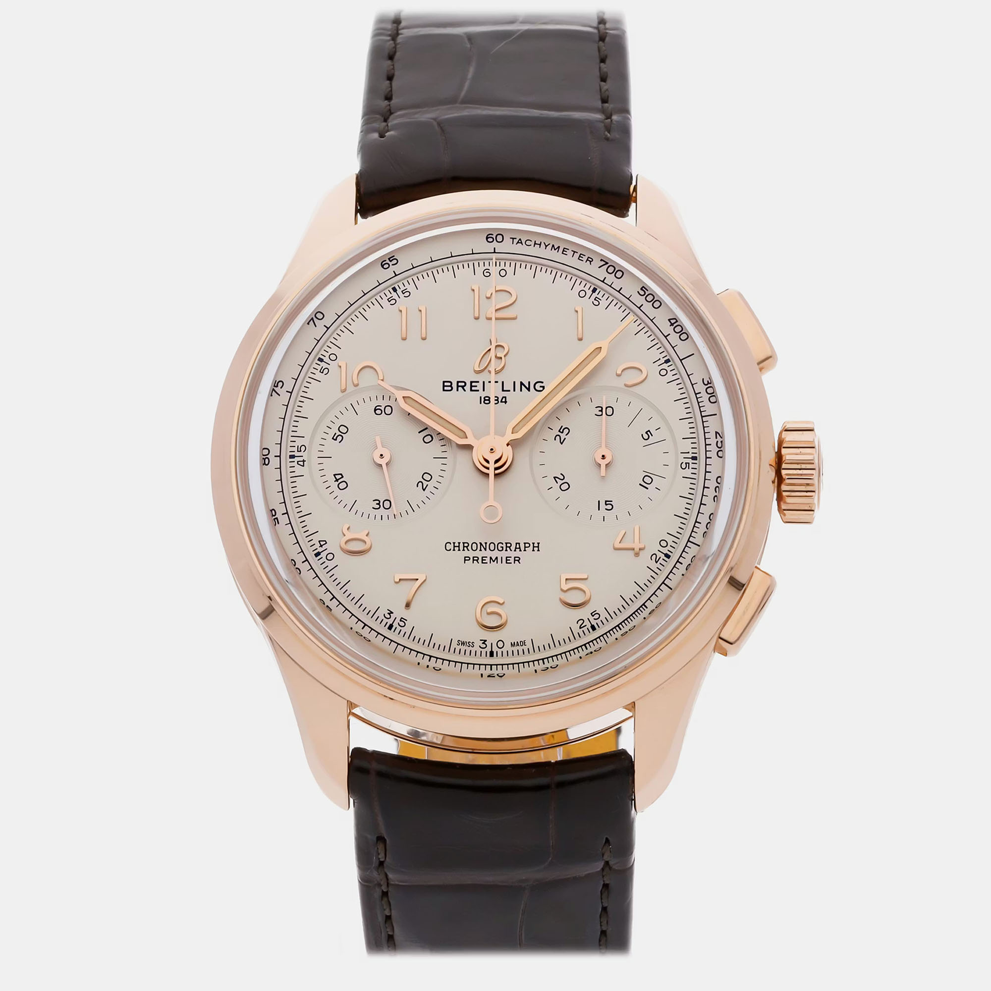 

Pre-Owned Breitling Premier B09 Chronograph RB0930371G1P1, Silver