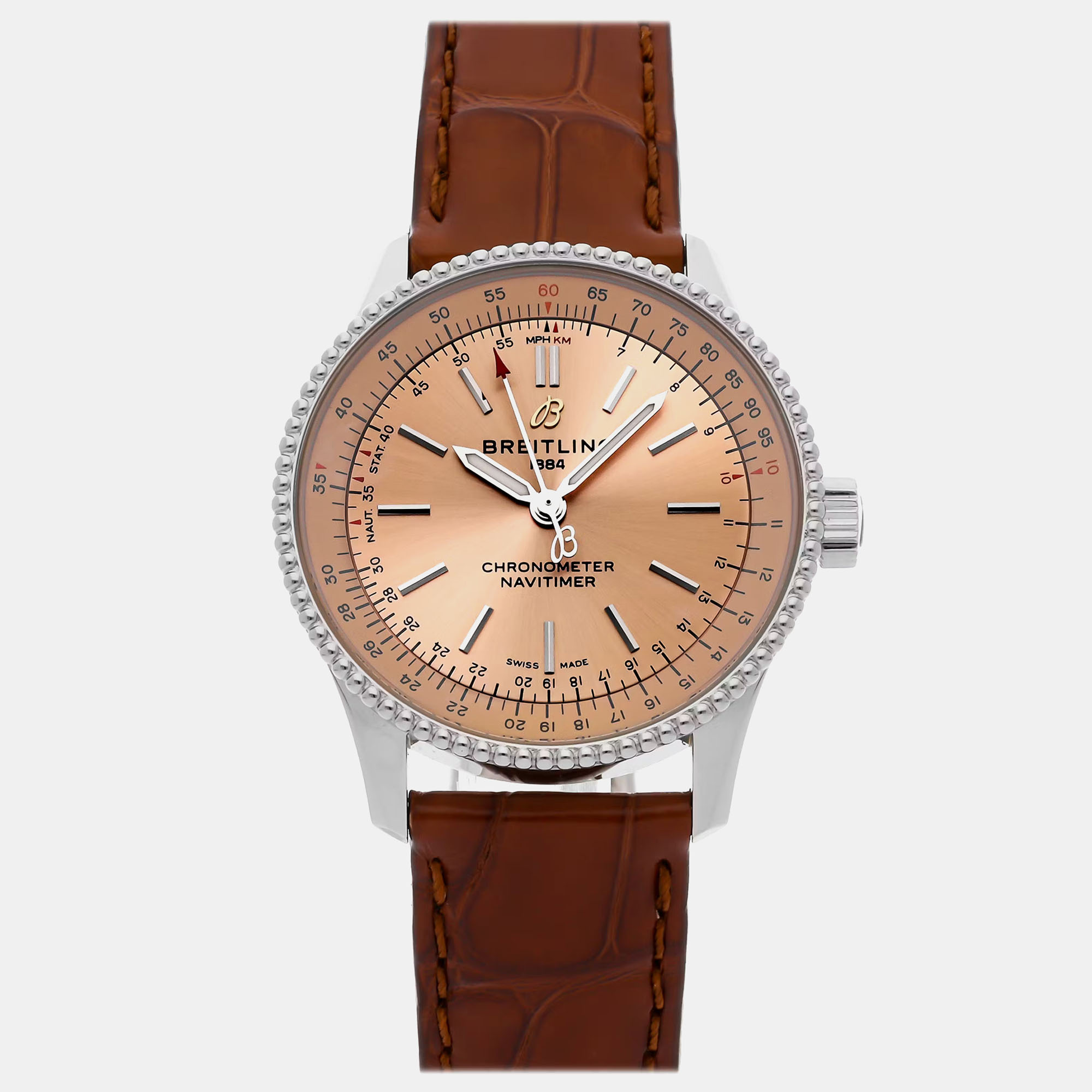 

Pre-Owned Breitling Navitimer A17395201K1P2, Pink