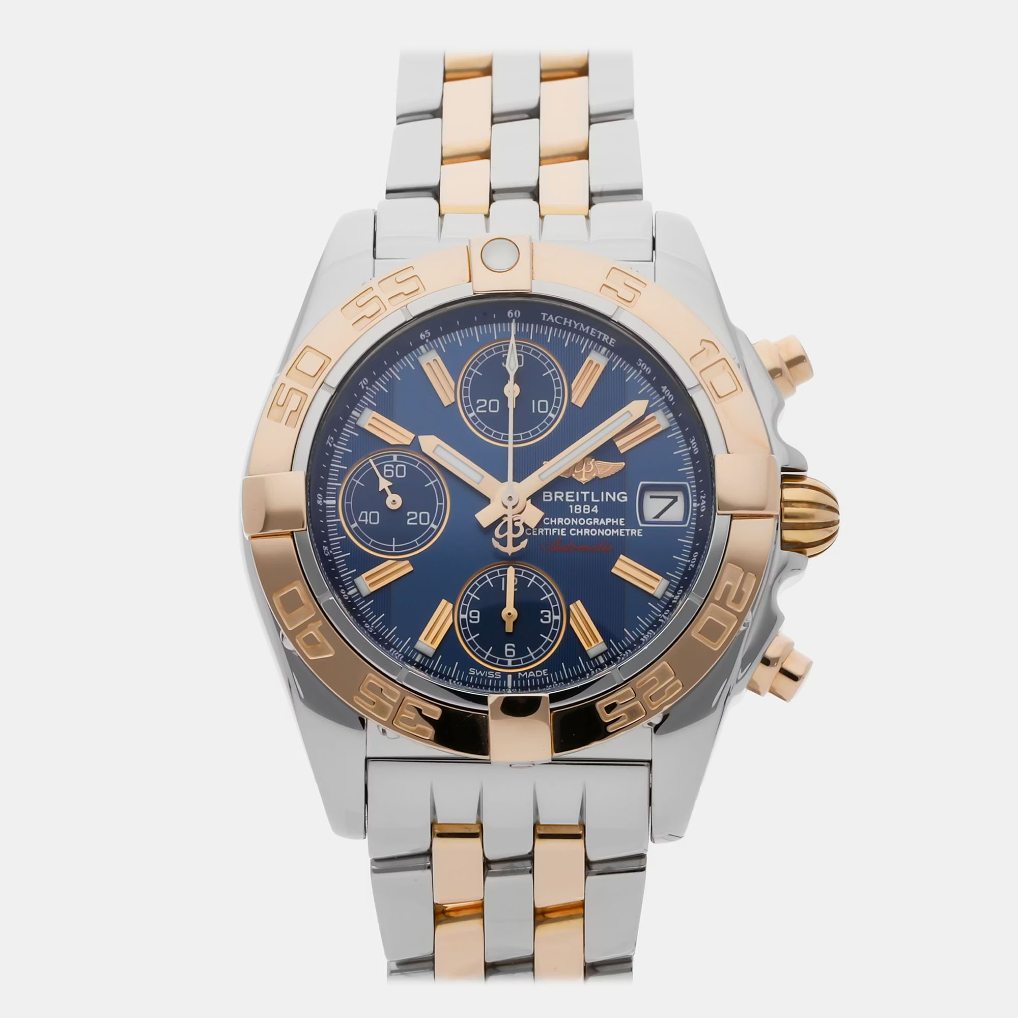 

Pre-Owned Breitling Galactic C13358L2/C777, Blue