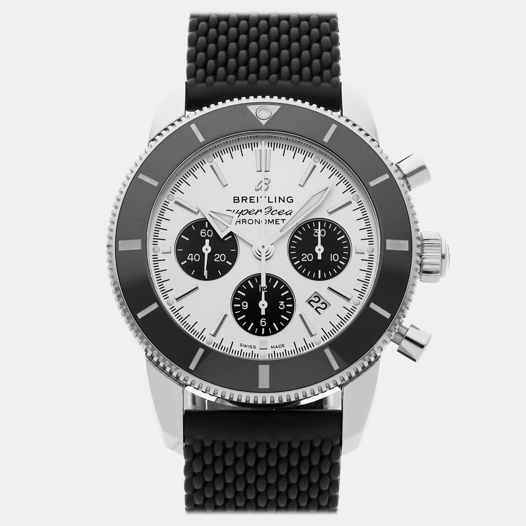 

Pre-Owned Breitling Superocean Heritage B01 Chronograph AB0162121G1S1 Automatic 44 mm, Silver