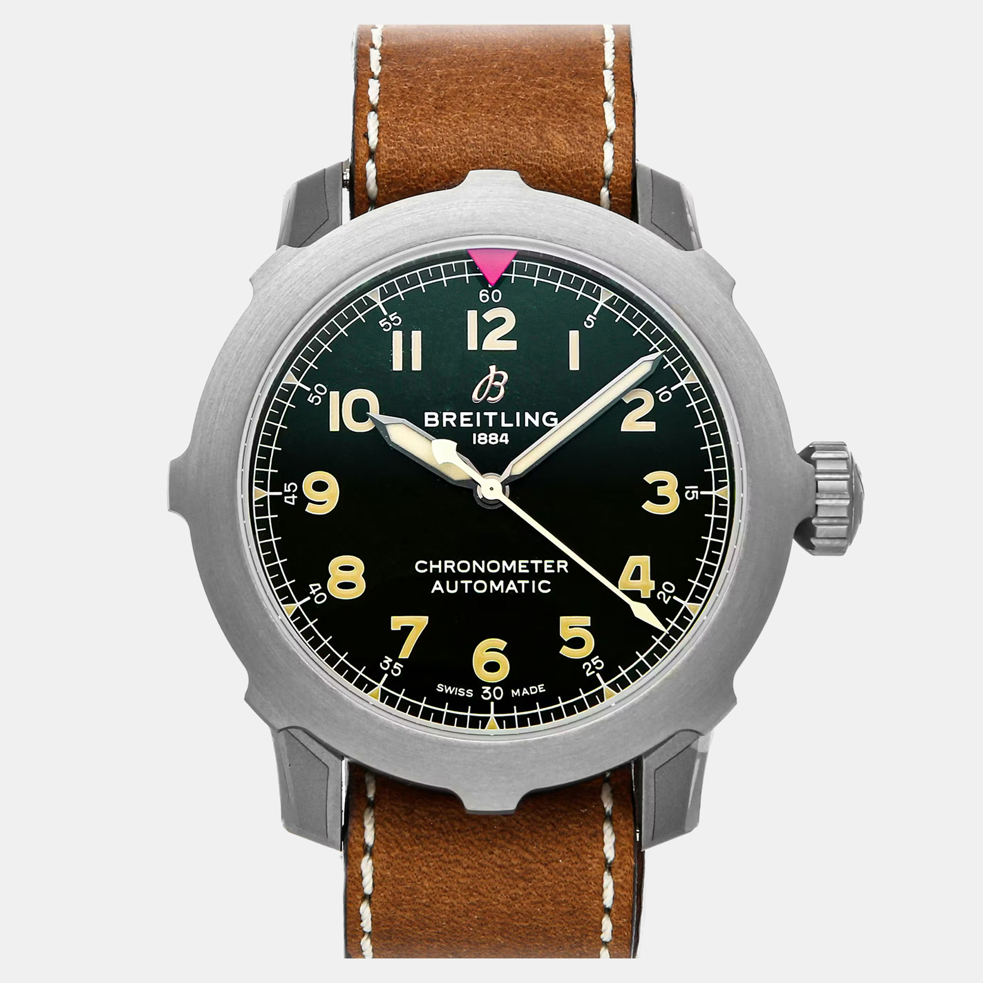 Pre-Owned Breitling Aviator Super 8 B20 EB2040101L1X1 Automatic 46 mm