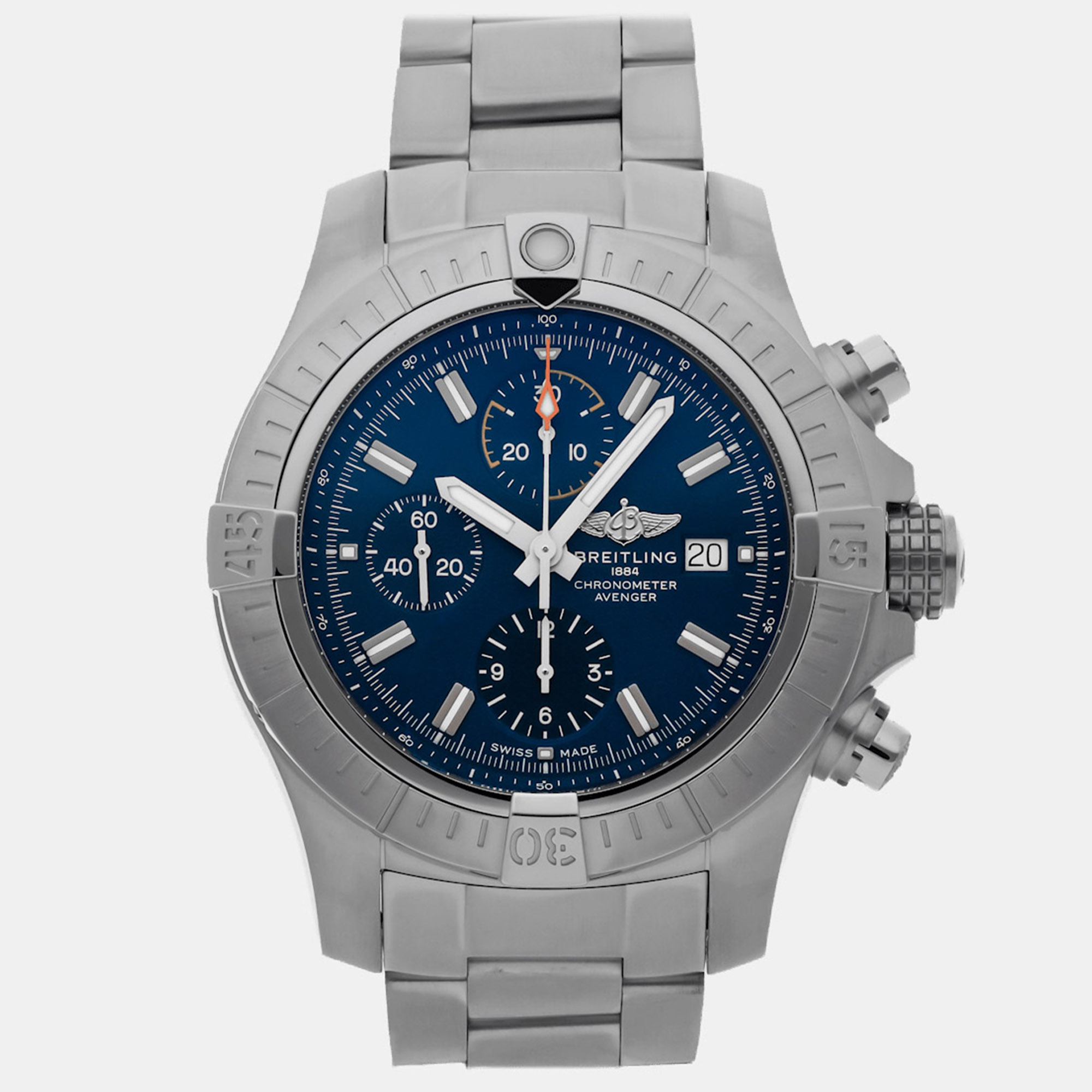 

Pre-Owned Breitling Avenger Chronograph A13317101C1A1, Blue