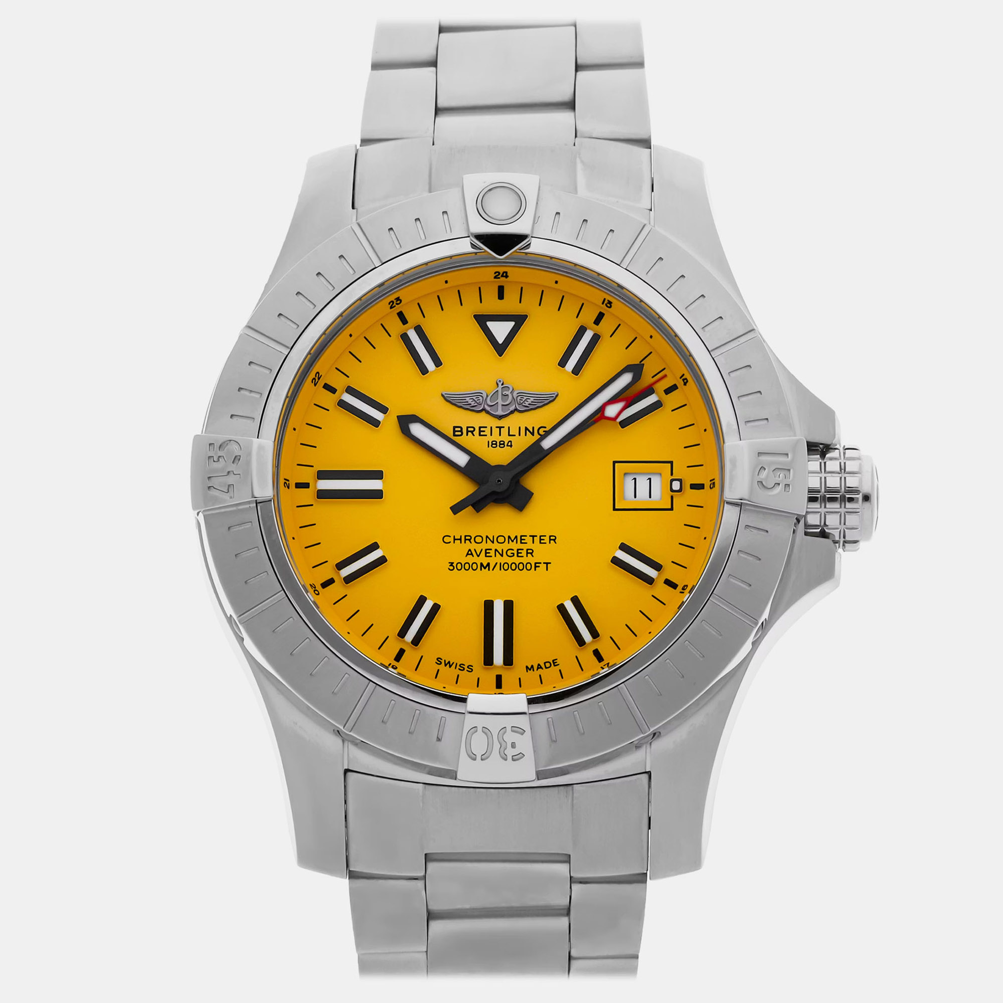 

Pre-Owned Breitling Avenger Seawolf A17319101I1A1, Yellow