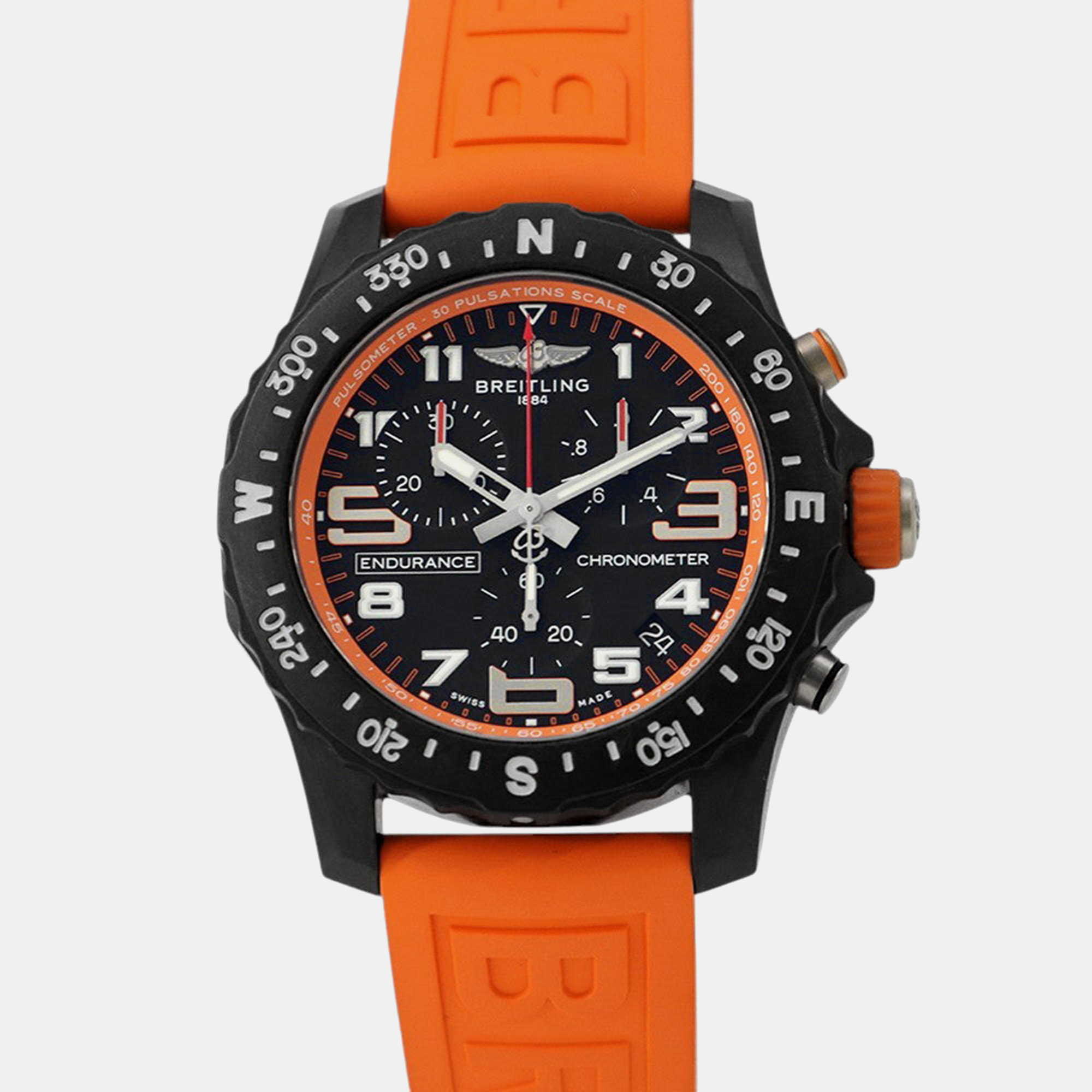

Breitling Endurance Pro X82310 Quartz Black Rubber Men's Wristwatch