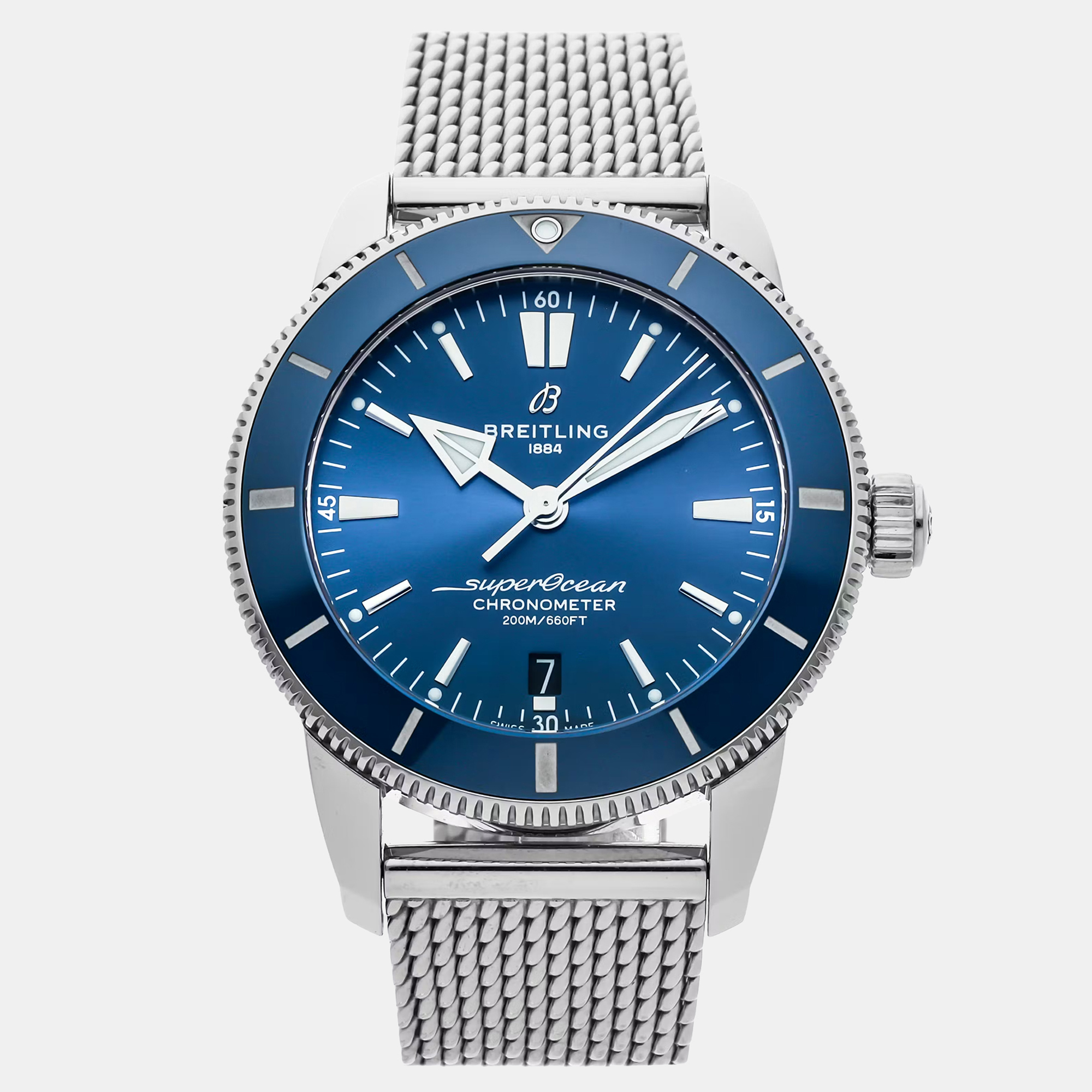 

Pre-Owned Breitling Superocean Heritage AB2030161C1A1 44 mm, Blue