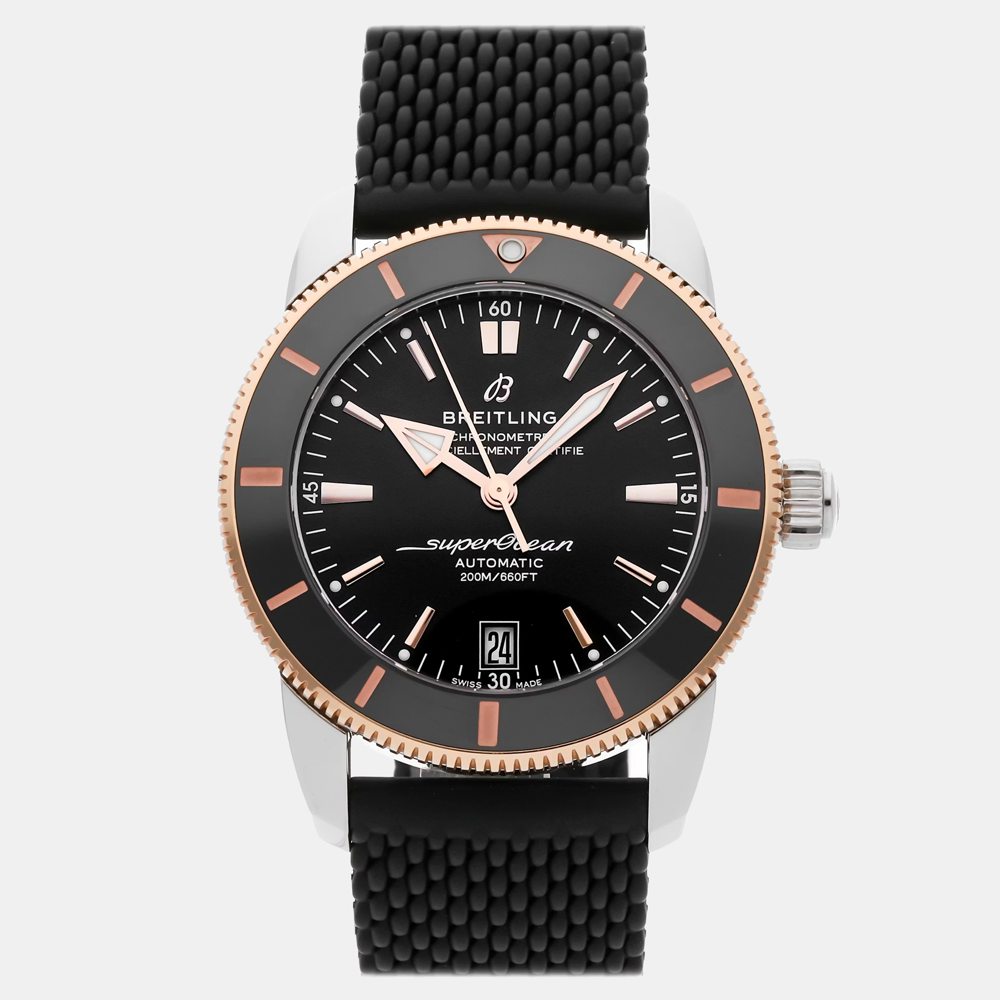 

Pre-Owned Breitling Superocean Heritage B20 UB2010121B1S1 42 mm, Black