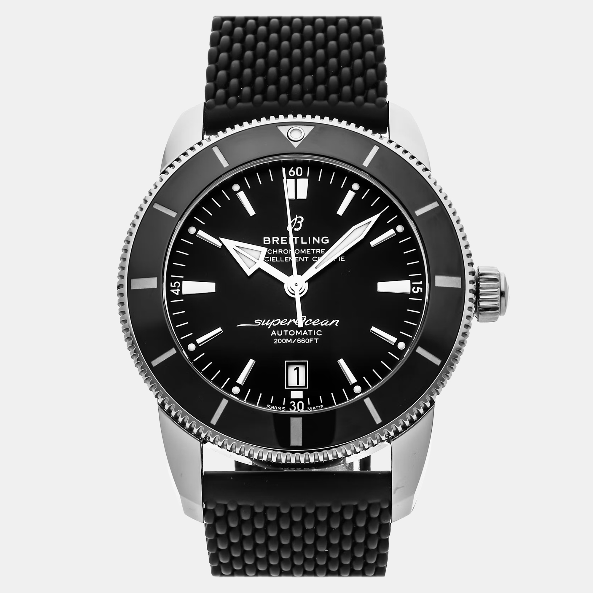 

Pre-Owned Breitling Superocean Heritage B20 AB2020121B1S1 Automatic 46 mm, Black