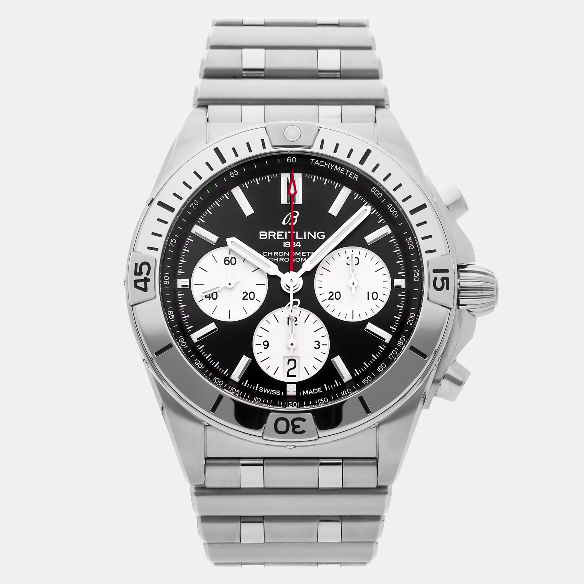 Breitling Chronomat AB0134101B1A1 Black Stainless Steel Automatic Men’s Watches 42mm