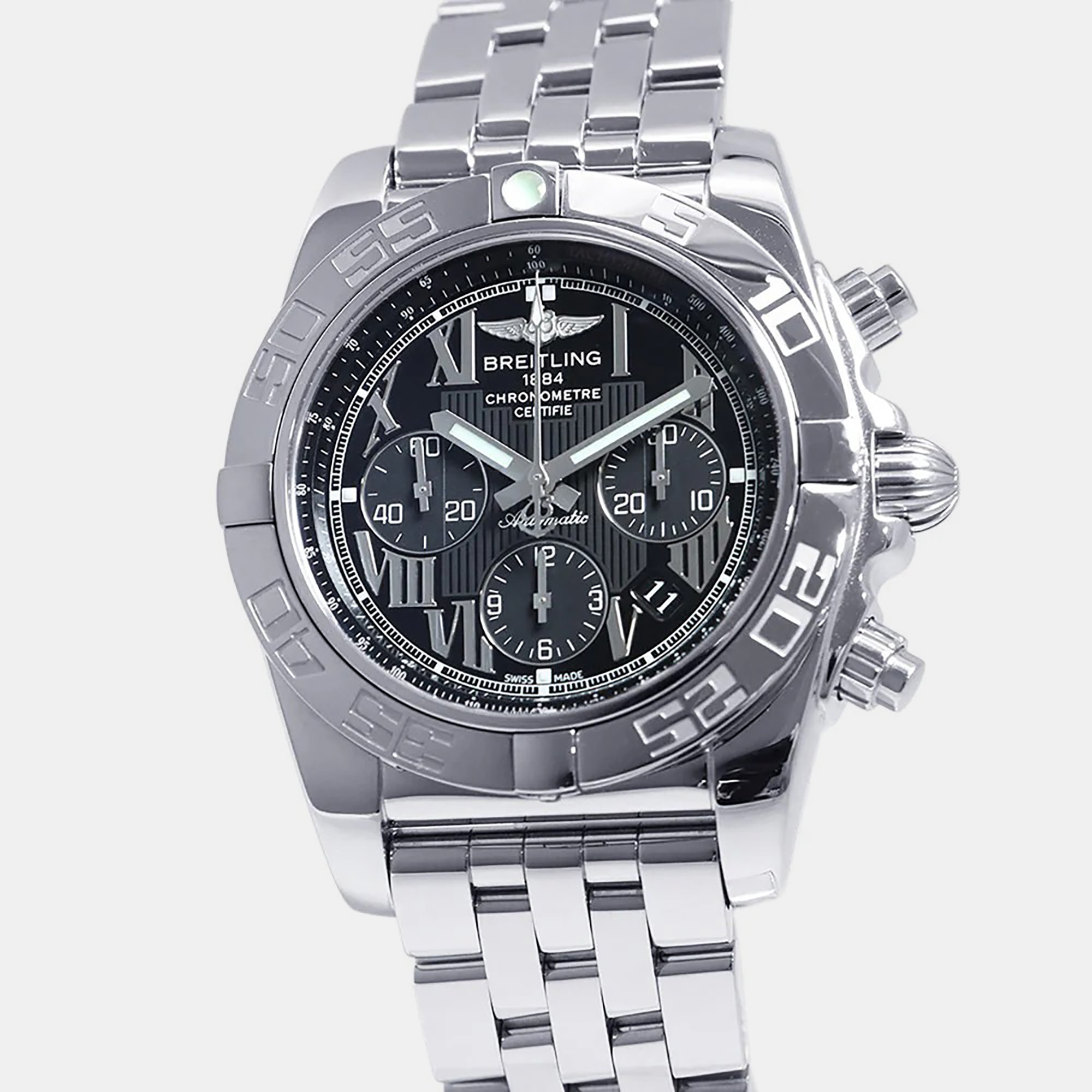 

Breitling Chronomat AB011012/B956 Black Stainless Steel Automatic Men Wristwatch