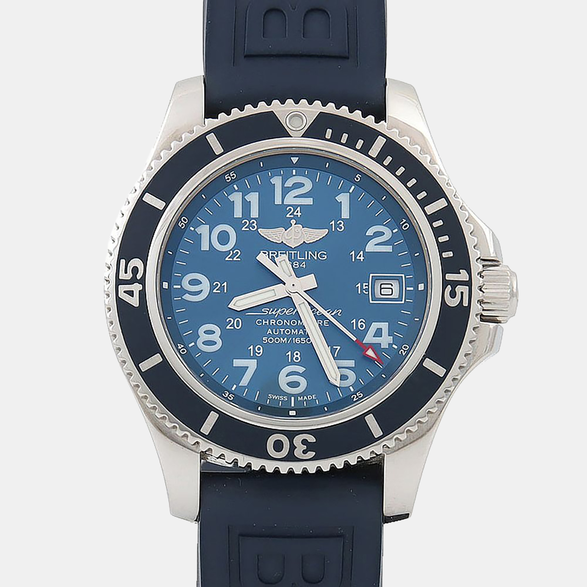 

Breitling Superocean II A17365D11C1S1 Blue Stainless Steel Automatic Men Wristwatch