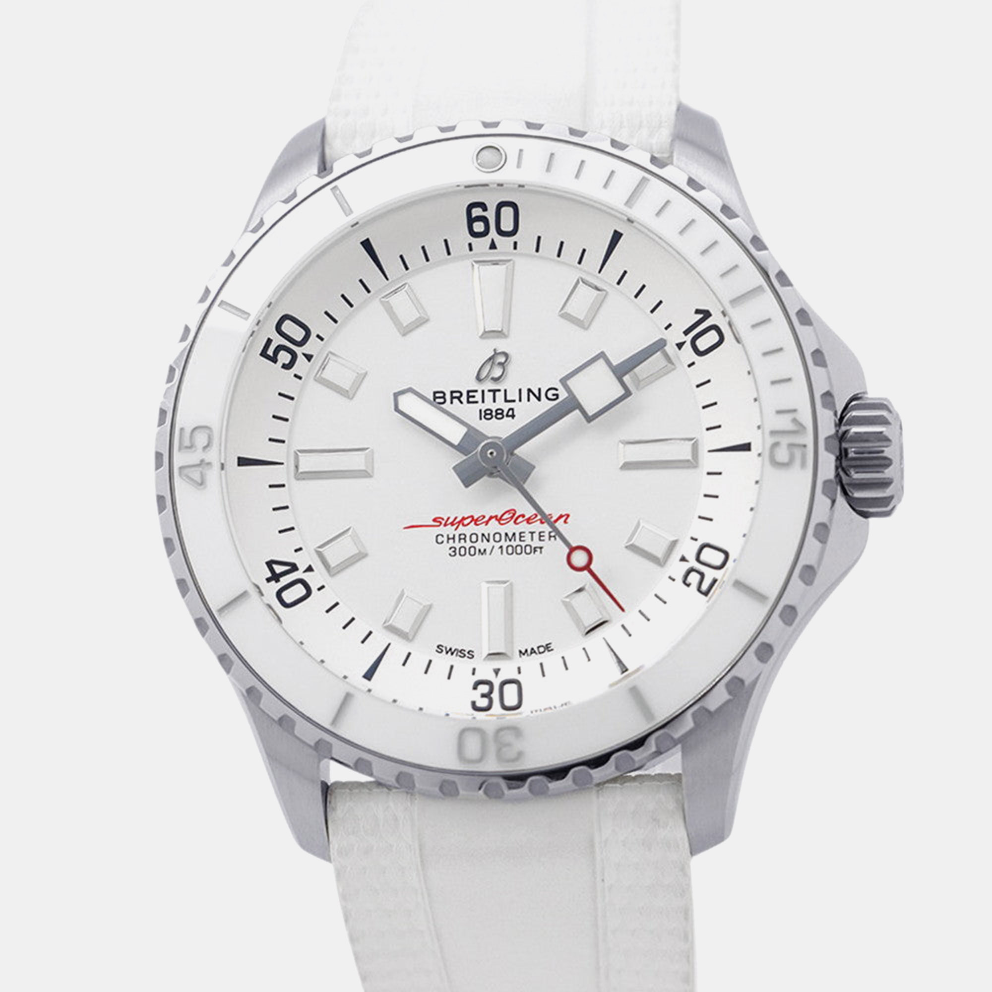 

Breitling Superocean A17375A71A1S1 White Stainless Steel Automatic Men Wristwatch