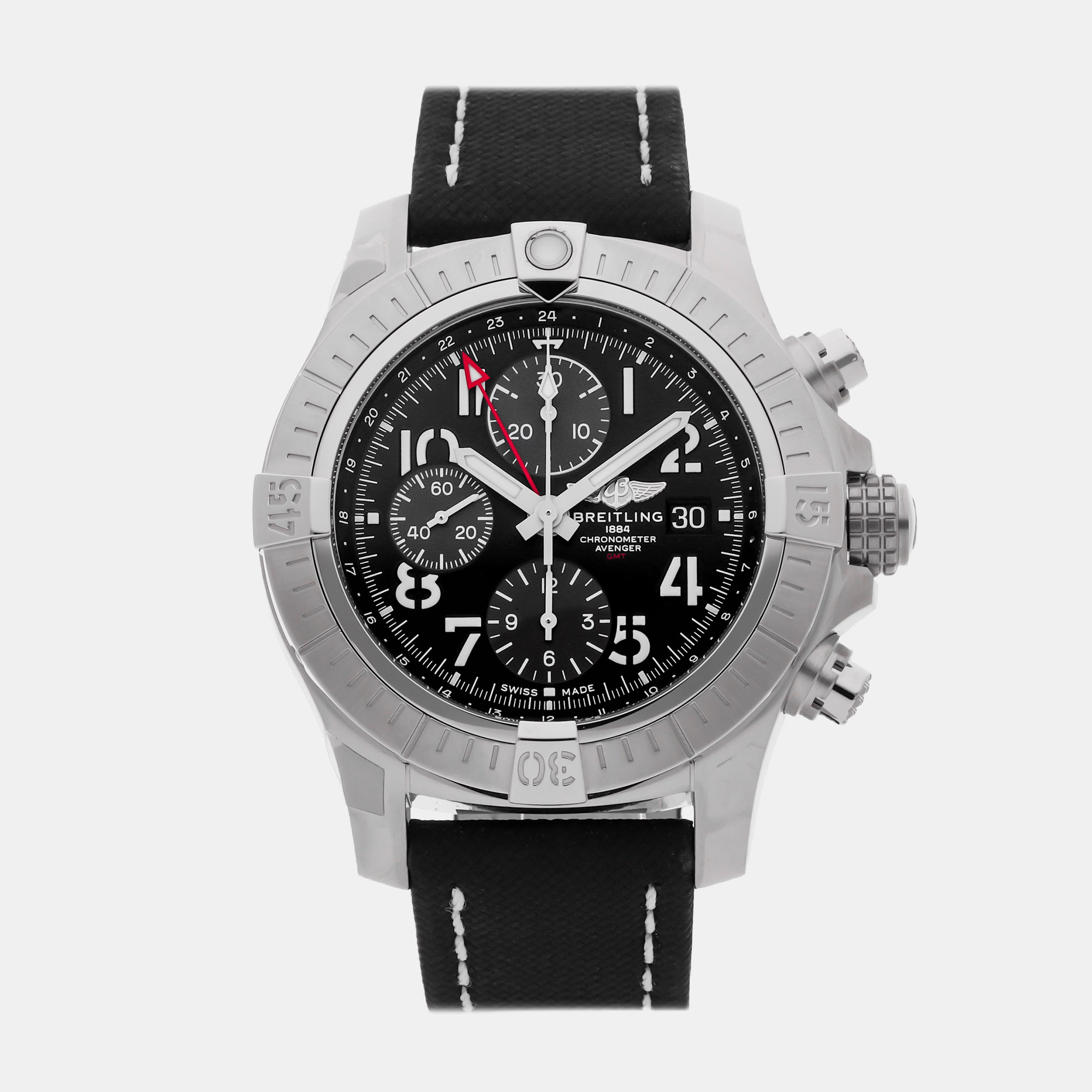 Breitling Avenger A24315101B1X1 Black Stainless Steel Automatic Mens Watches 45mm