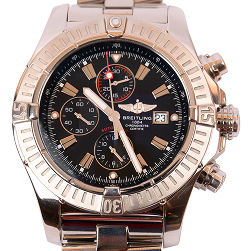 

Breitling Super Avenger II Chronograph Automatic Men's Watch, Black