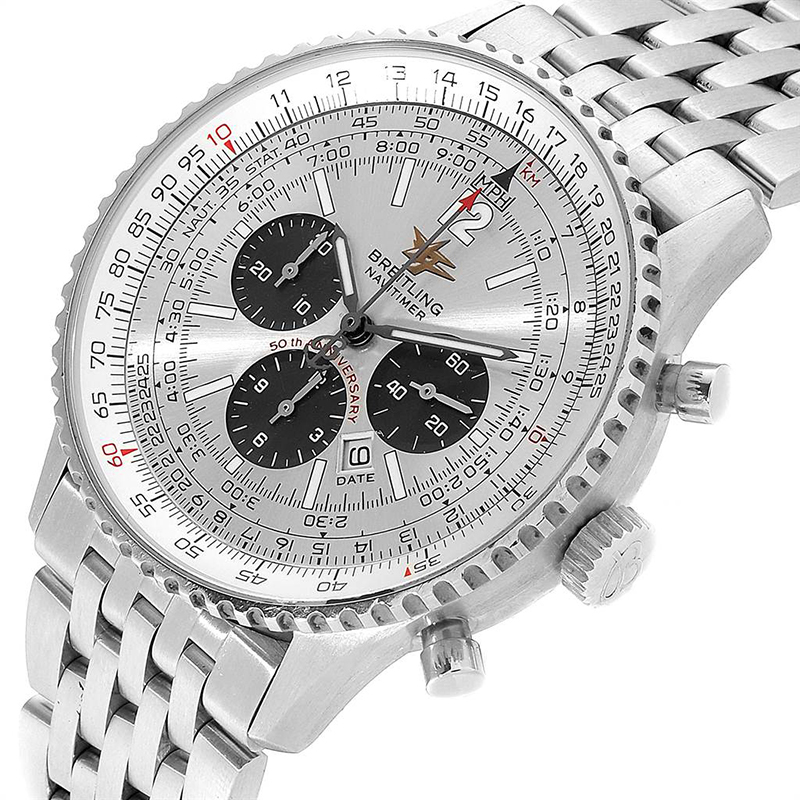 

Breitling Silver Stainless Steel Navitimer A41322 Men's Wristwatch