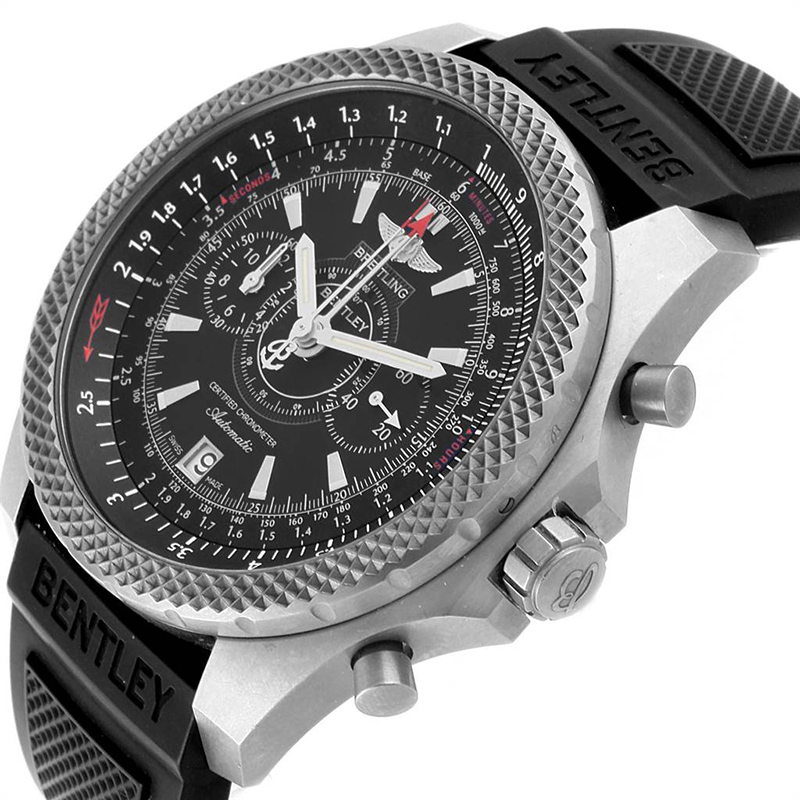

Breitling Black Stainless Steel Bentley Super Sports E27365 Men's Wristwatch