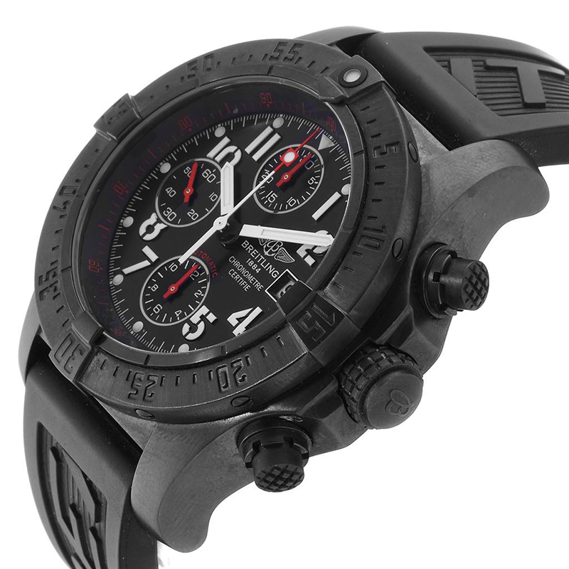 

Breitling Black Blacksteel Aeromarine Avenger Skyland M13380 Men's Wristwatch