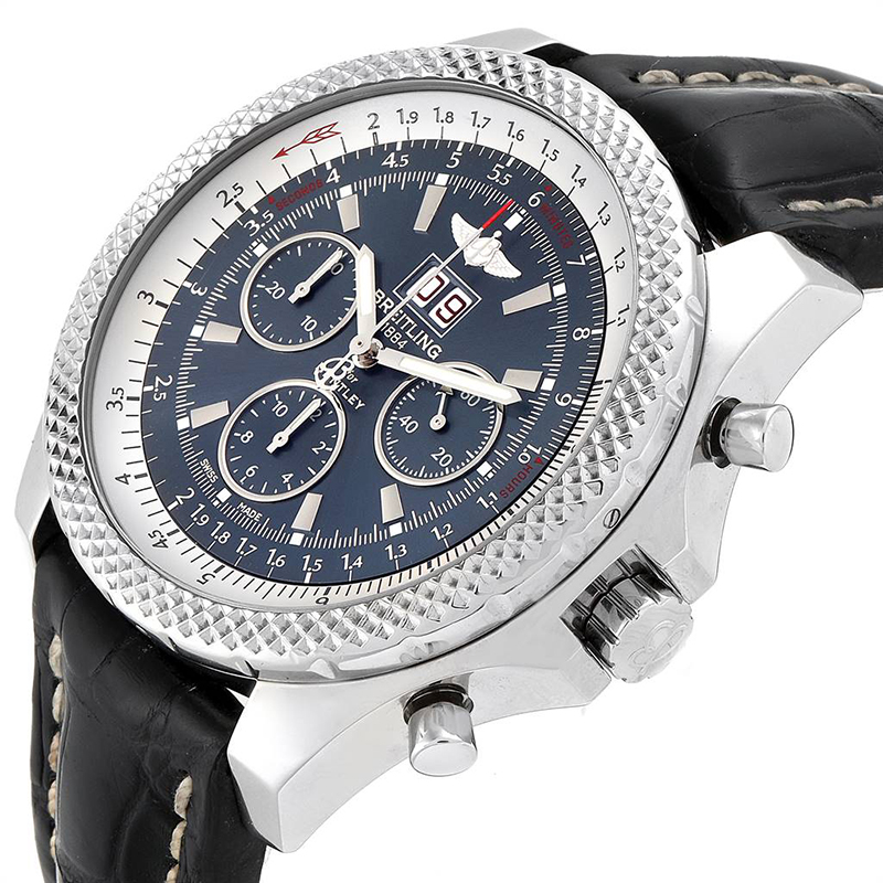 

Breitling Blue and Stainless Steel Bentley
