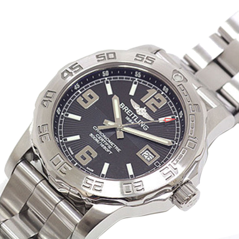 

Breitling Black Stainless Steel Colt A743B50 Men's Wristwatch