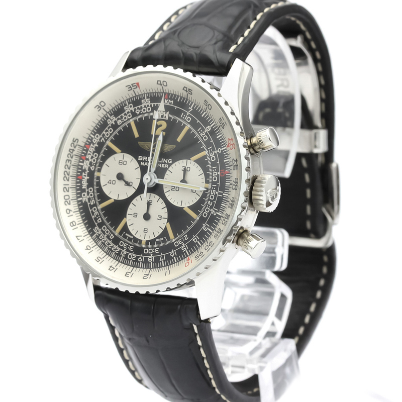 

Breitling Black Stainless Steel Navitimer