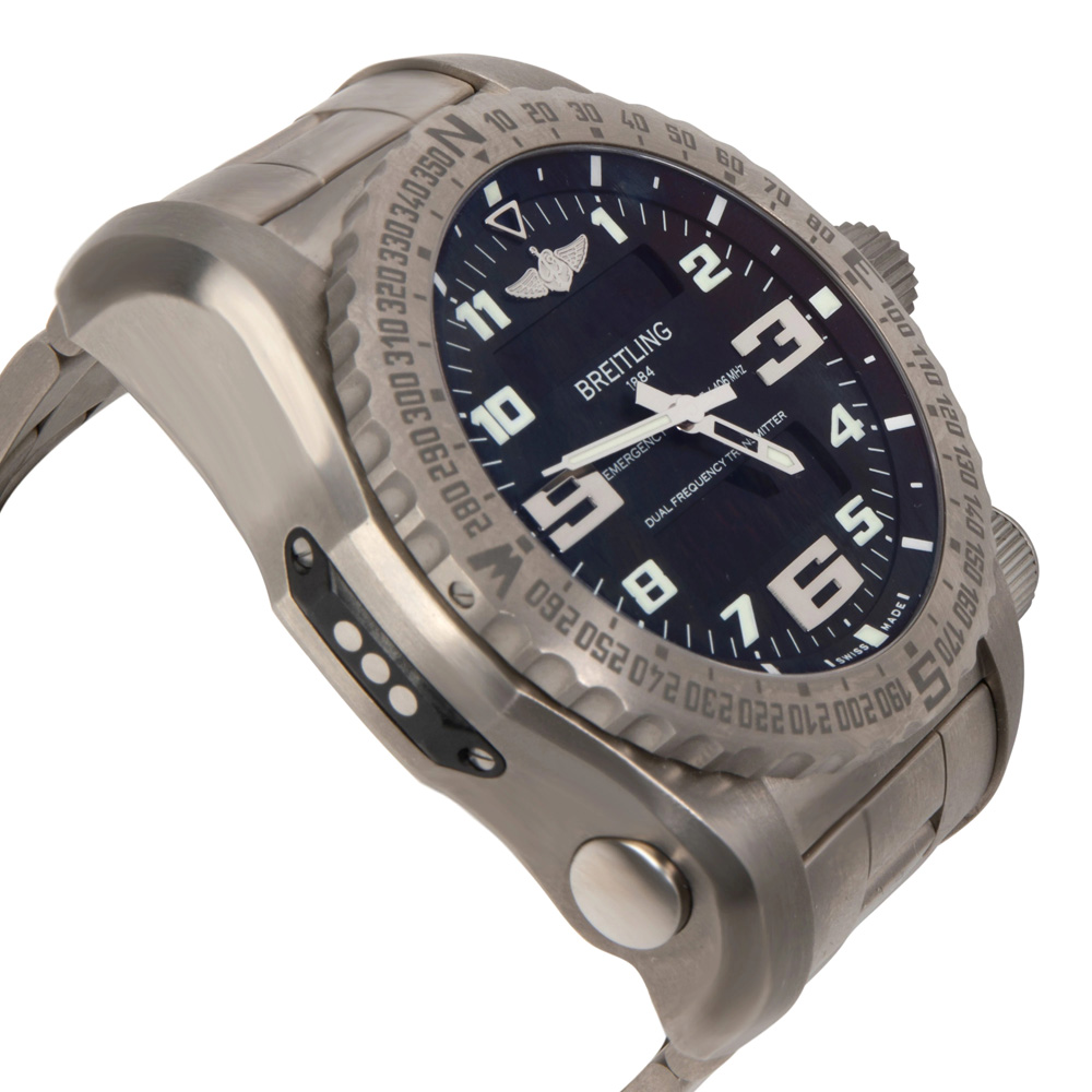 

Breitling Black Titanium Emergency E7632522/BC02/159E Men's Wristwatch