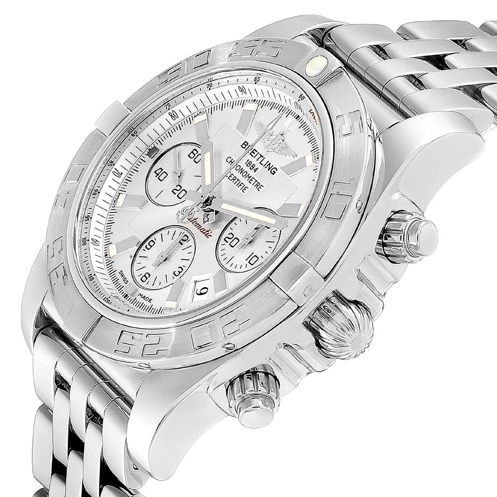 

Breitling Silver Stainless Steel Chronomat