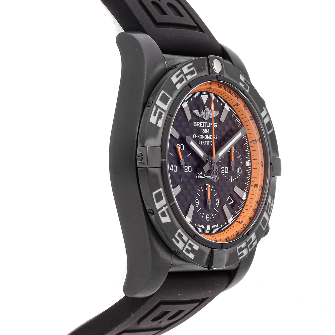 

Breitling Black Blacksteel Carbon Chronomat MB01111A/BG17 Men's Wristwatch