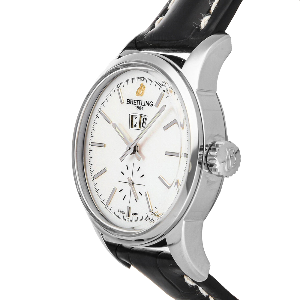 

Breitling MOP Stainless Steel Transocean, White