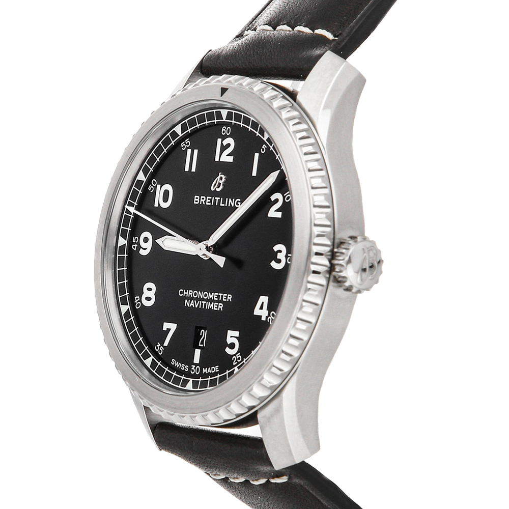 

Breitling Black Stainless Steel Navitimer