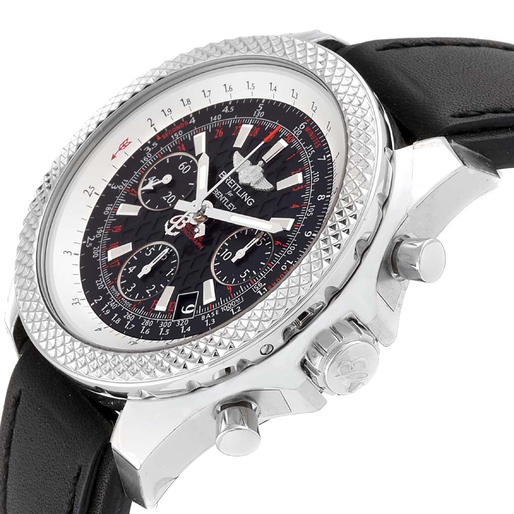 

Breitling Black Stainless Steel Bentley B05 Unitime AB0612 Men's Wristwatch