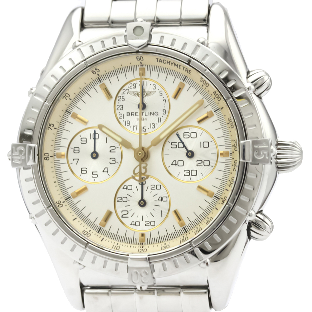 

Breitling Silver Stainless Steel Chrono Cockpit Airborne Limited Edition A33012 Men's Wristwatch