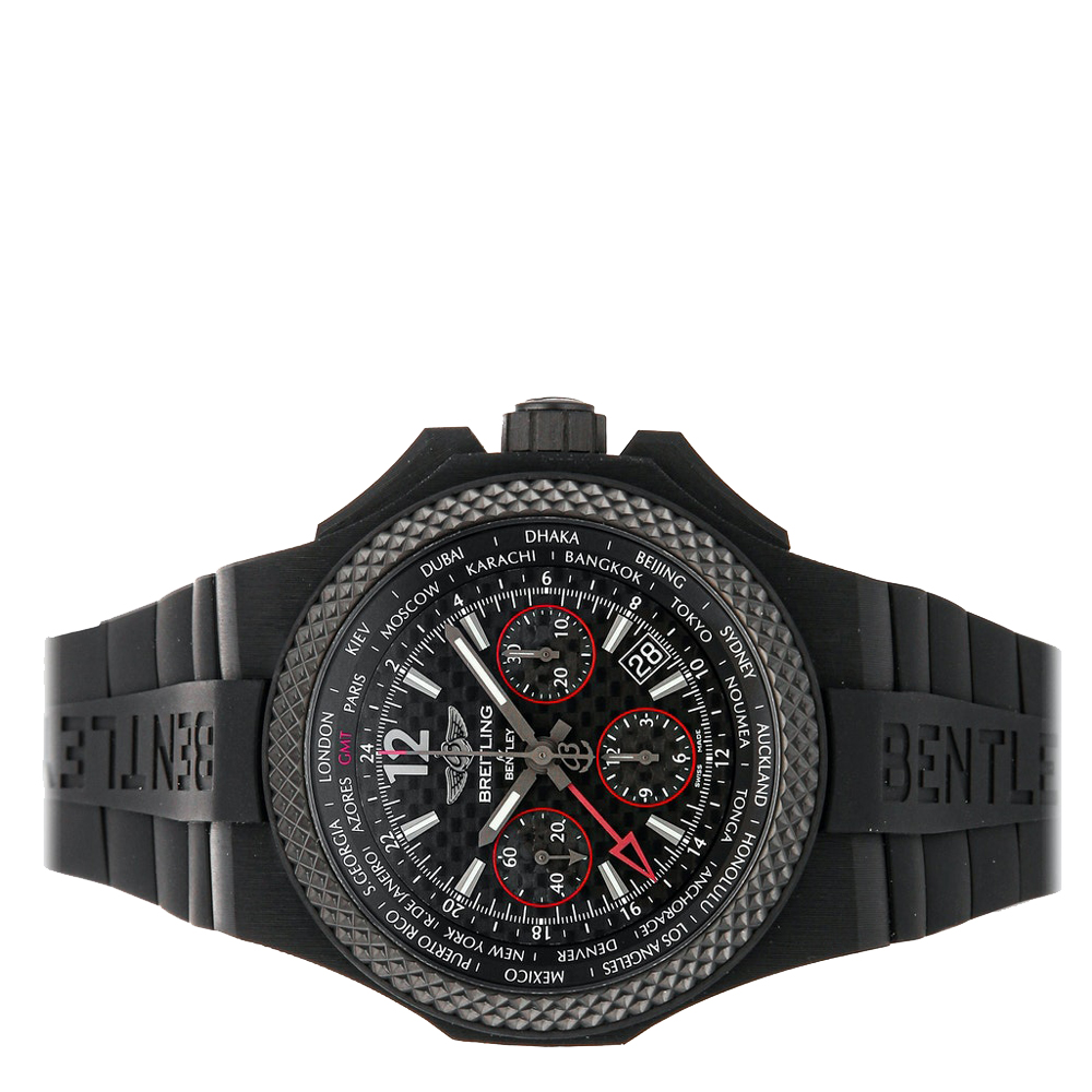 

Breitling Black Carbon Bentley GMT B04 Limited Edition NB0434E5/BE94 Men's Wristwatch