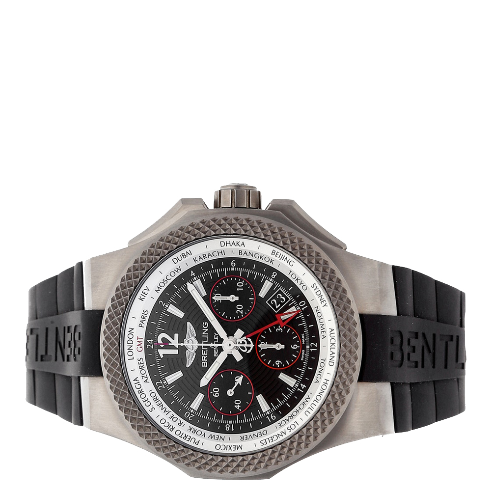 

Breitling Black Titanium Bentley GMT B04S EB043335/BD78 Men's Wristwatch