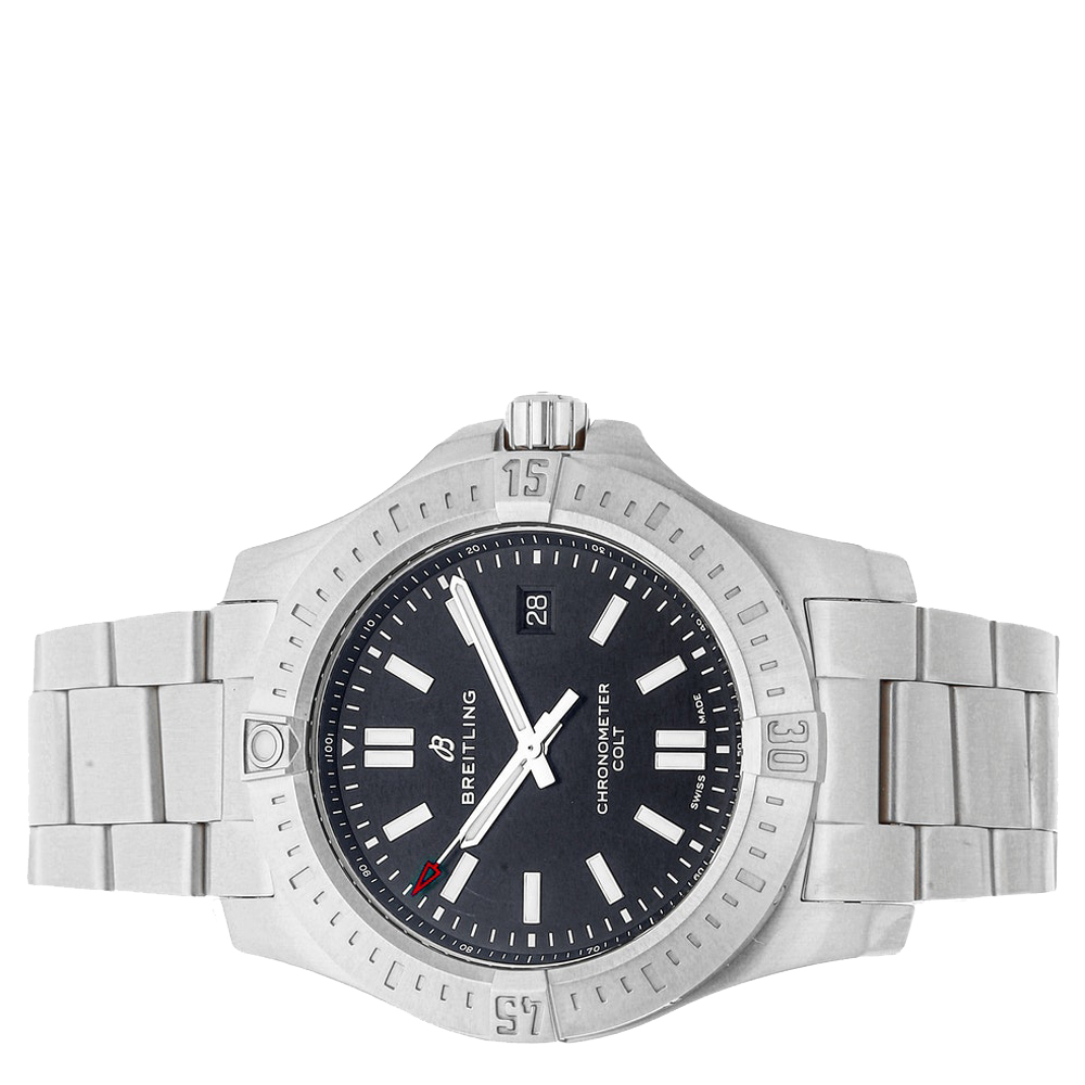

Breitling Black Stainless Steel Colt A17388101/B1A1 Men's Wristwatch