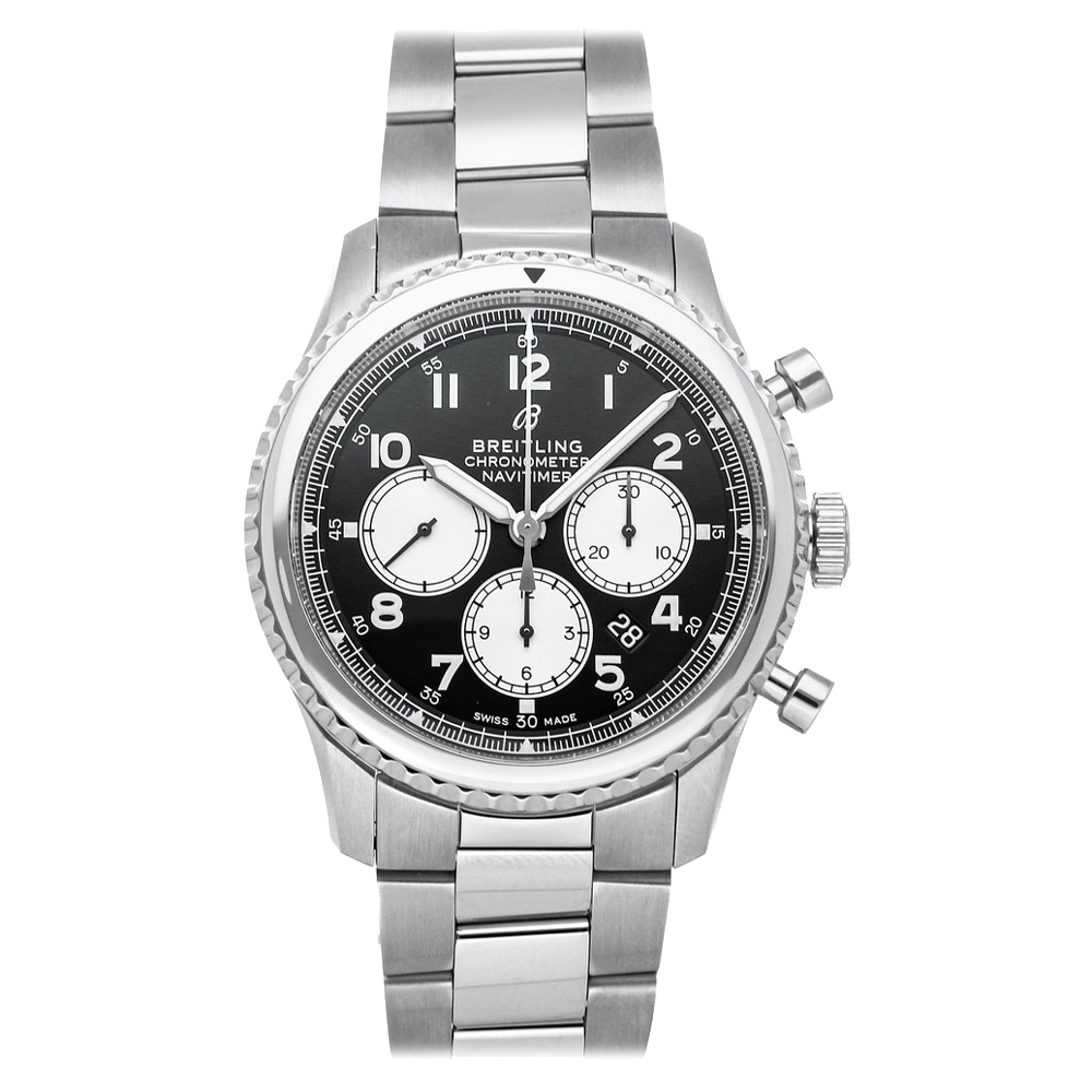 

Breitling Black Stainless Steel Navitimer
