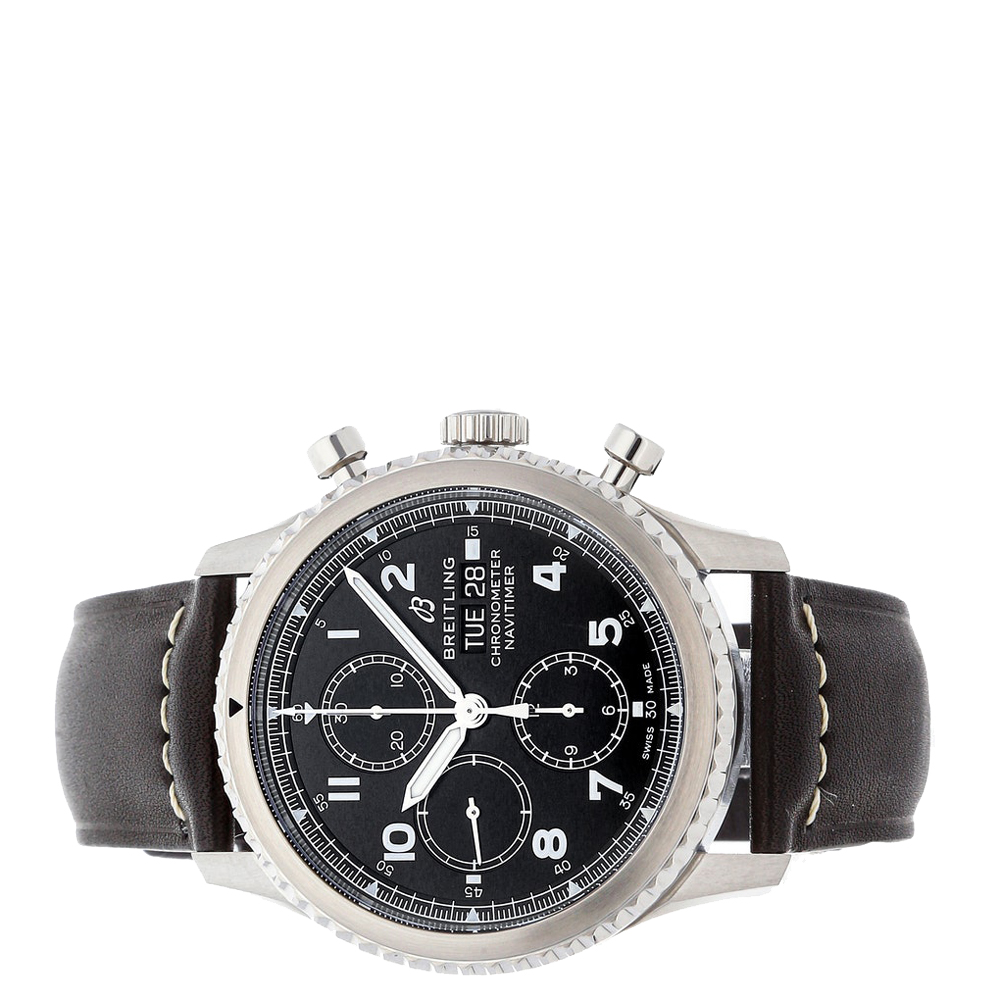 

Breitling Black Stainless Steel Navitimer