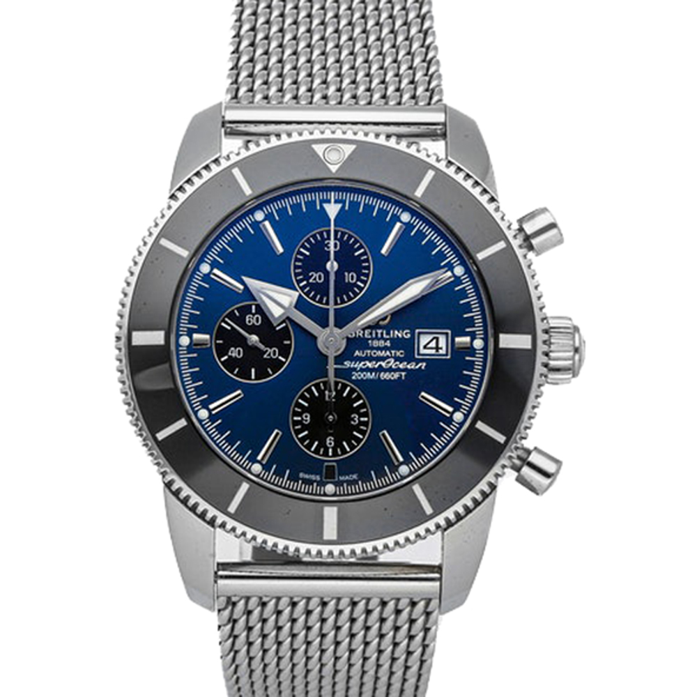 

Breitling Blue Stainless Steel Superocean Heritage II A1331212/C968 Men's Wristwatch