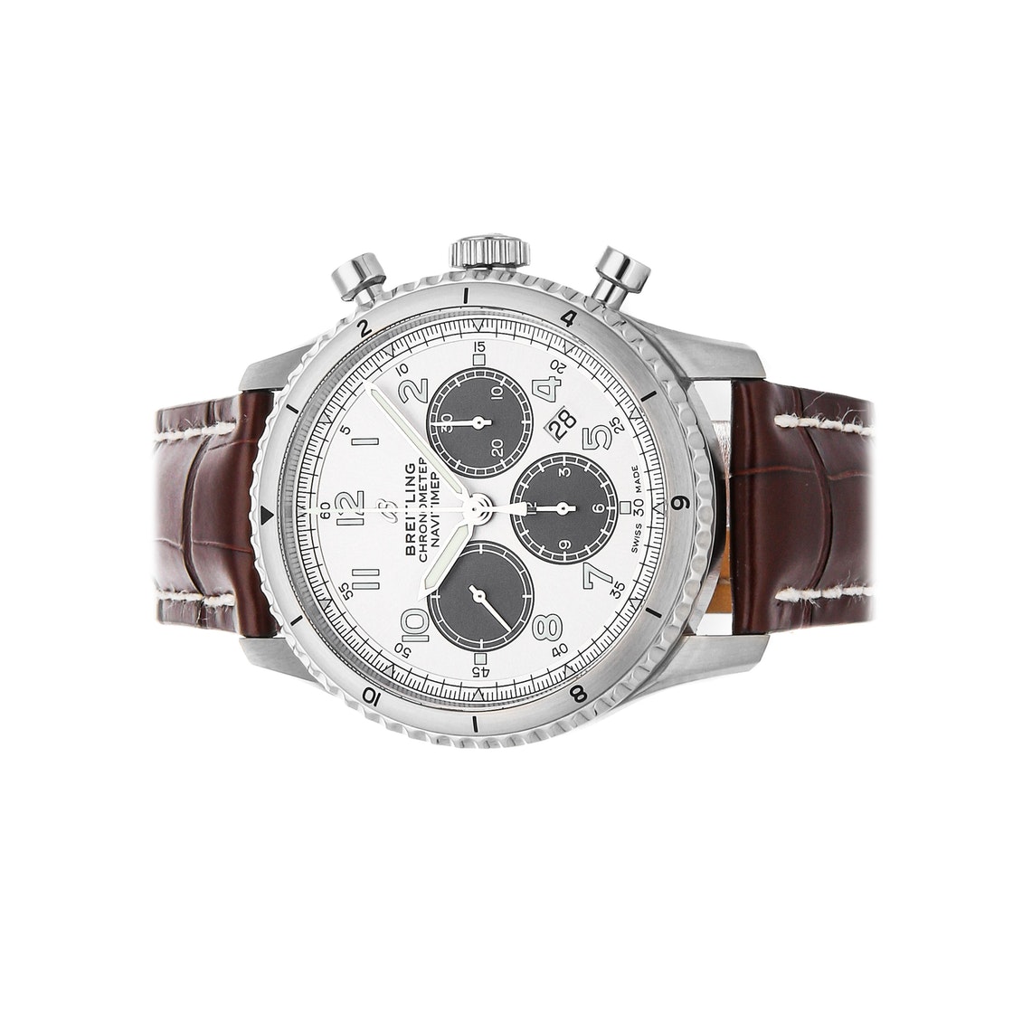 

Breitling Silver Stainless Steel Navitimer