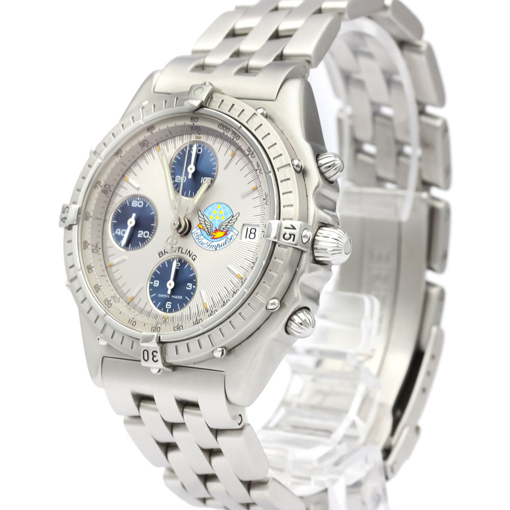 

Breitling Silver Stainless Steel Chronomat Chronograph Automatic A13048 Men's Wristwatch