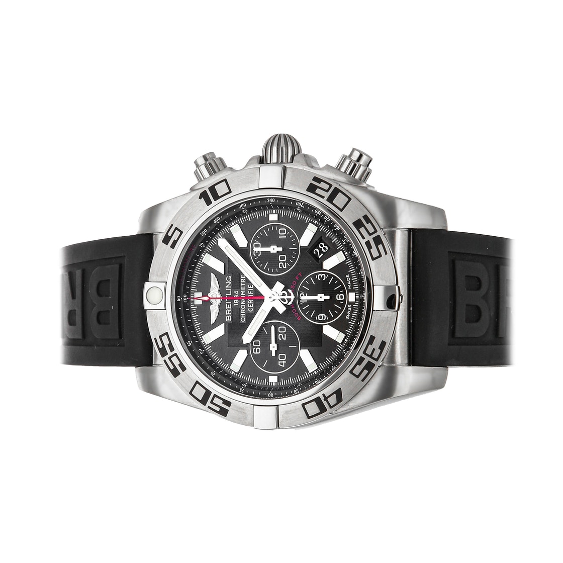 

Breitling Black Stainless Steel Chronomat Flying Fish AB011610/BB08 Men's Wristwatch