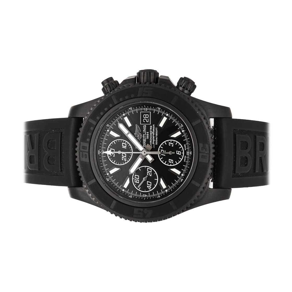 

Breitling Black Blacksteel Superocean II Chronograph Limited Edition M13341B7/BD11 Men's Wristwatch