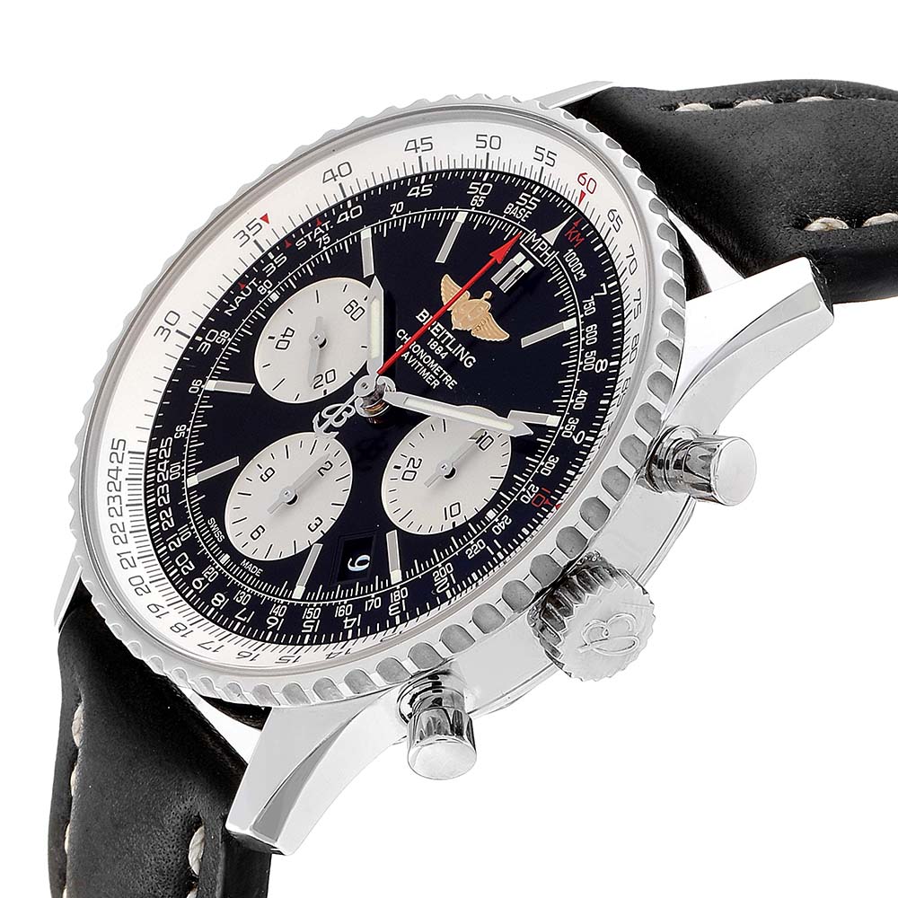 

Breitling Black Stainless Steel Navitimer