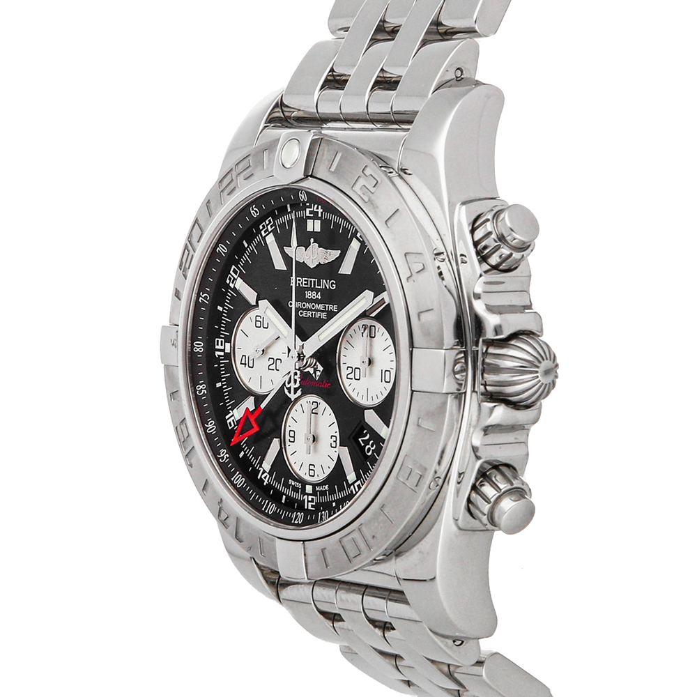 

Breitling Black Stainless Steel Chronomat AB042011/BB56 Men's Wristwatch