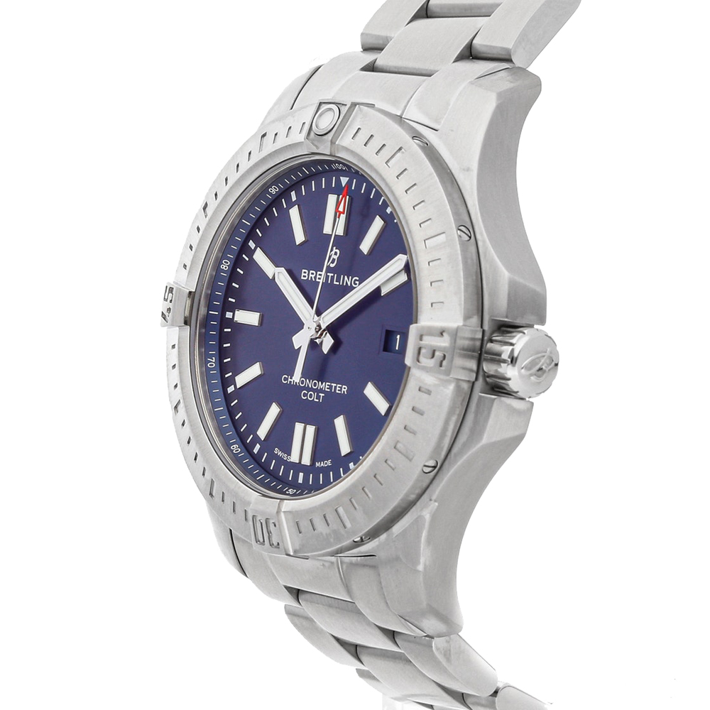 

Breitling Blue Stainless Steel Colt A17388101C1A1 Men's Wristwatch