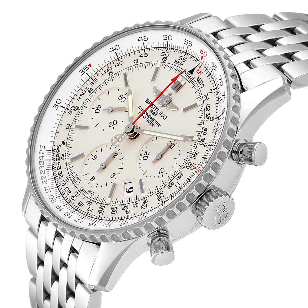 

Breitling Silver Stainless Steel Navitimer