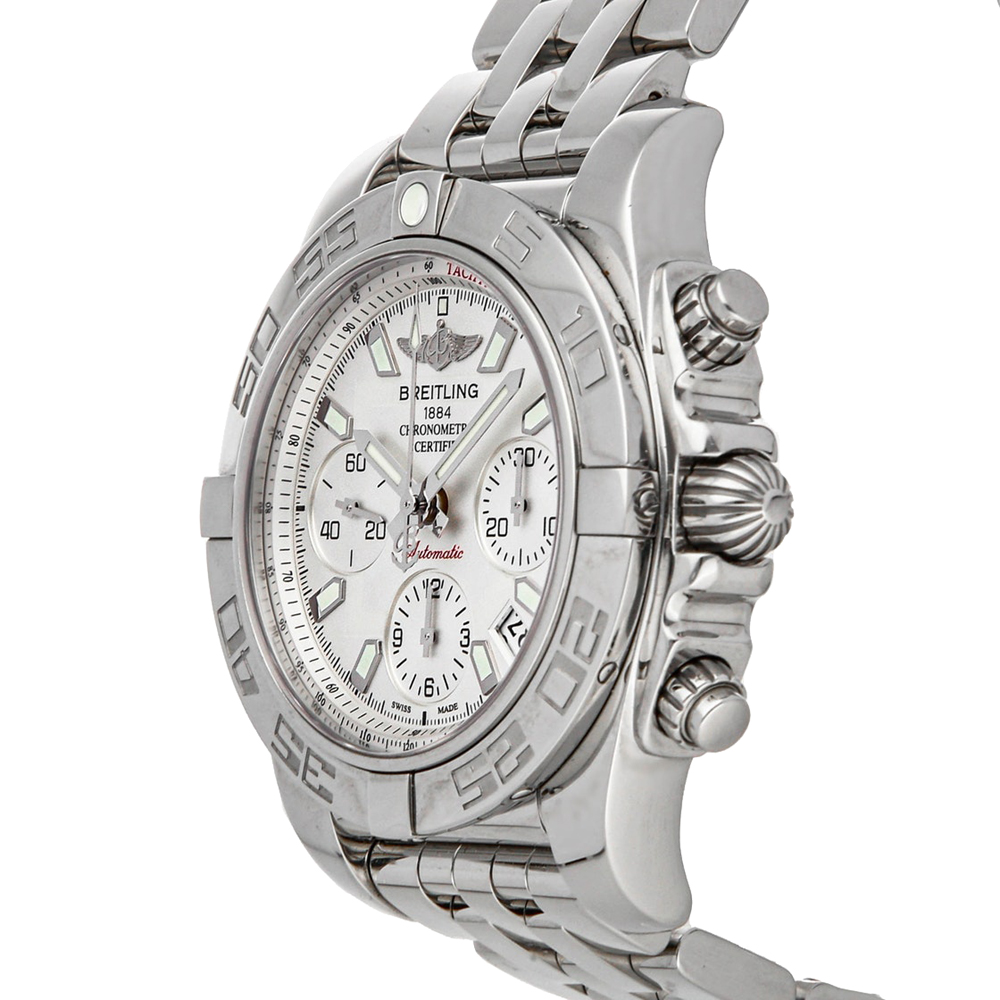 

Breitling Silver Stainless Steel Chronomat AB014012/G711 Men's Wristwatch