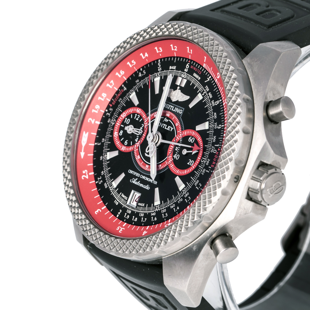 

Breitling Two-Tone Titanium E27365 Men's Wristwatch 49 mm, Black
