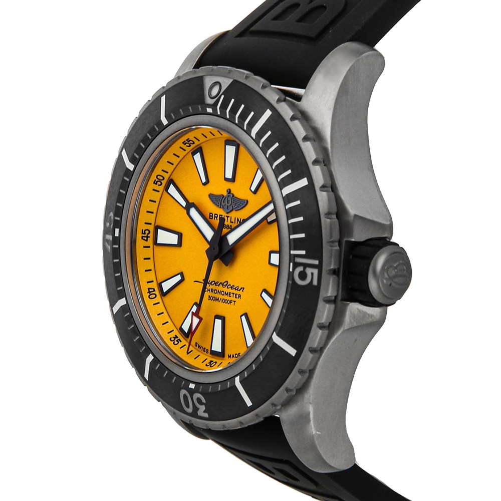 

Breitling Yellow Titanium Superocean Automatic E17369241I1S1 Men's Wristwatch