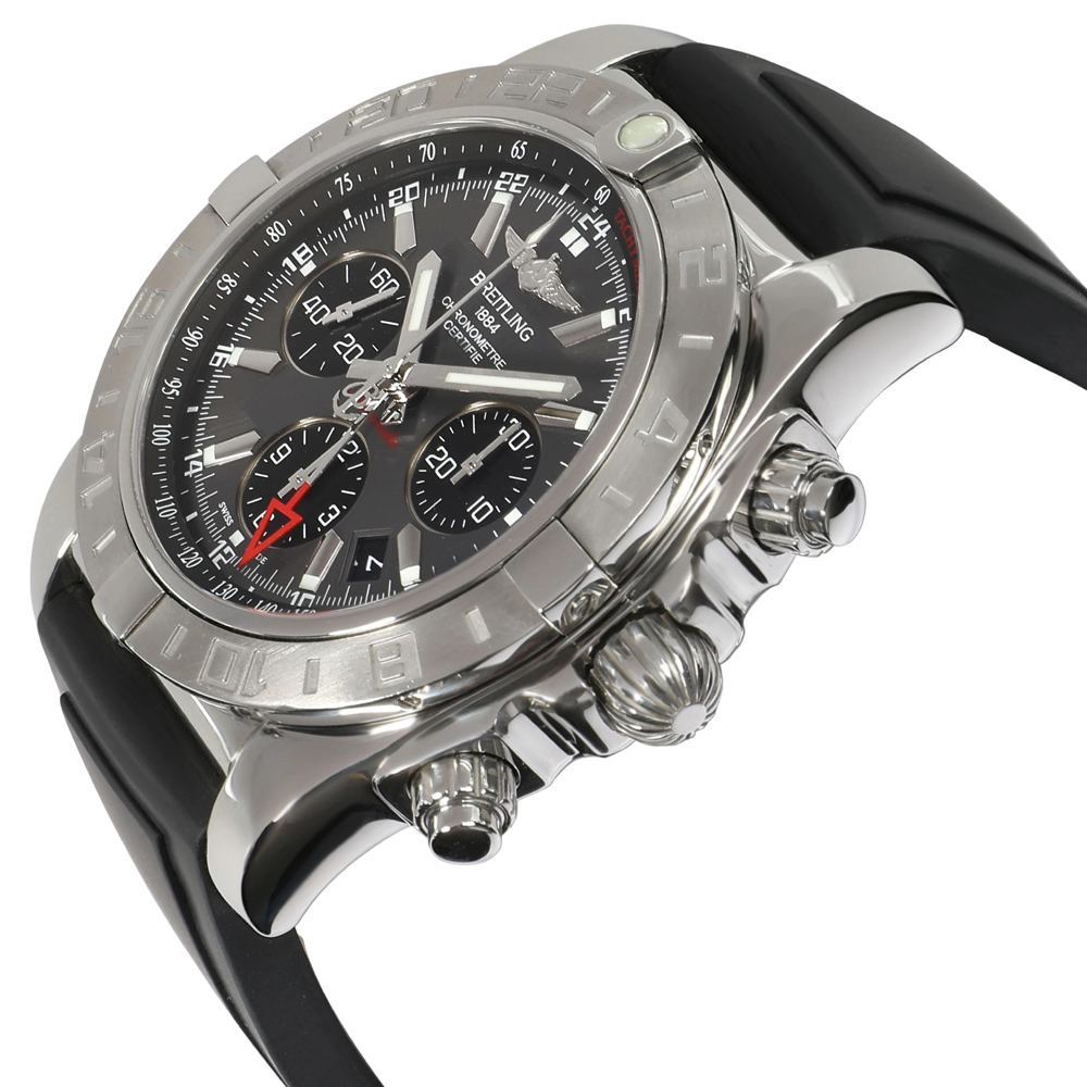 

Breitling Gray Stainless Steel Chronomat GMT AB042011/F561 Men's Wristwatch, Grey