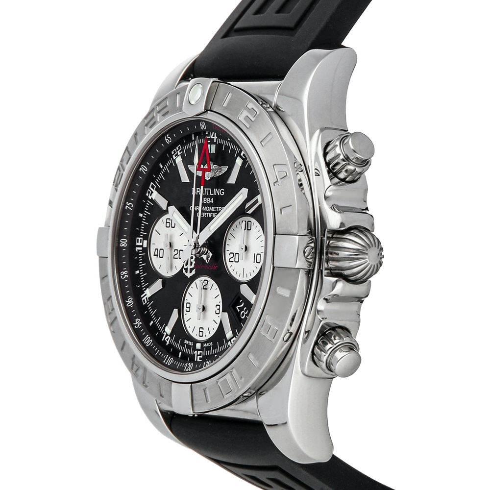 

Breitling Black Stainless Steel Chronomat